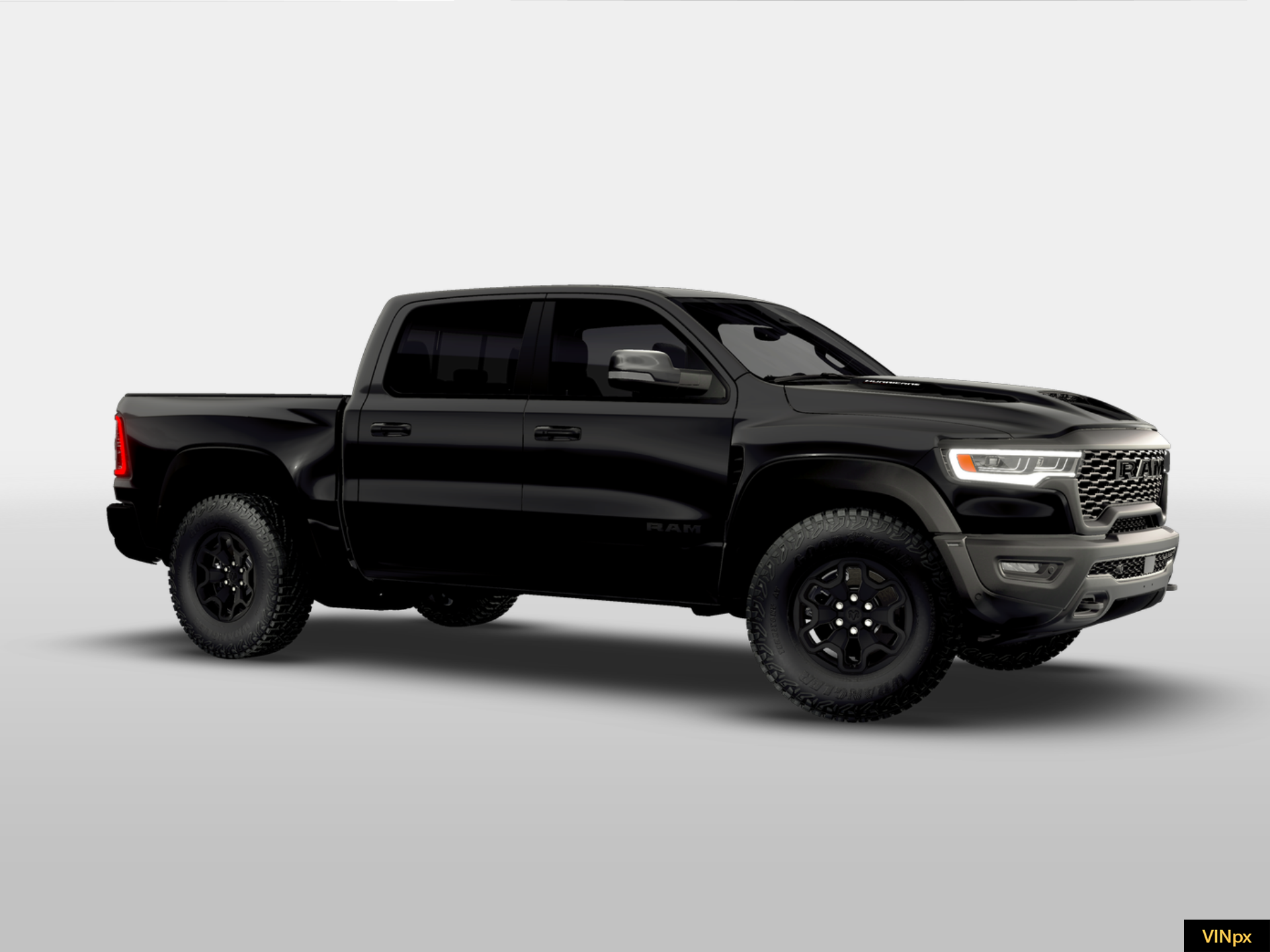 New 2026 Diamond Black Crystal Pearl-Coat Exterior Paint RAM RHO image 10