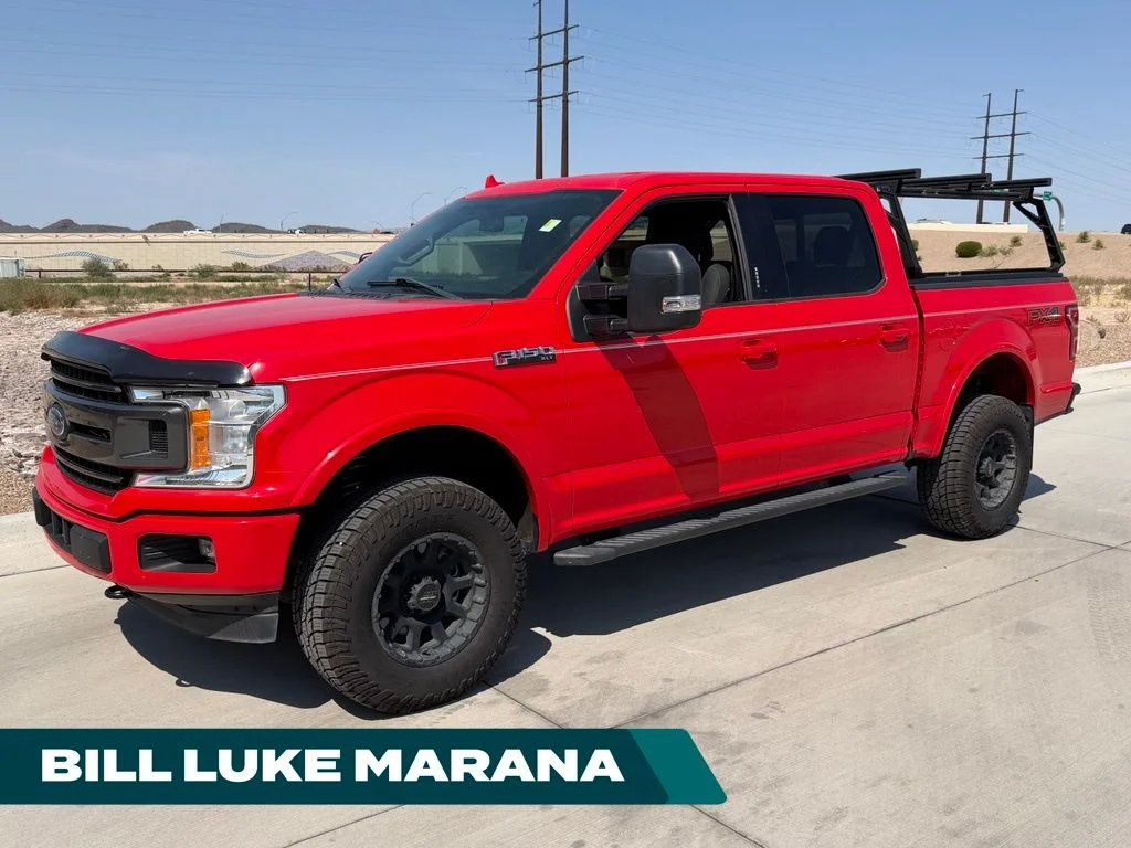Used 2018 Red Ford XLT image 1