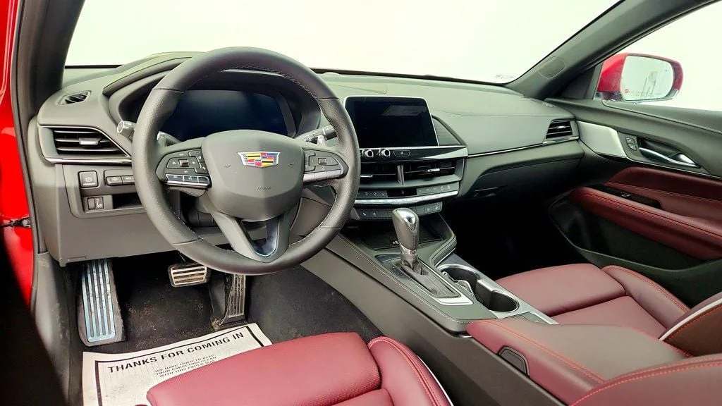 Used 2025 Radiant Red Tintcoat Cadillac 4dr Sedan Sport with 19