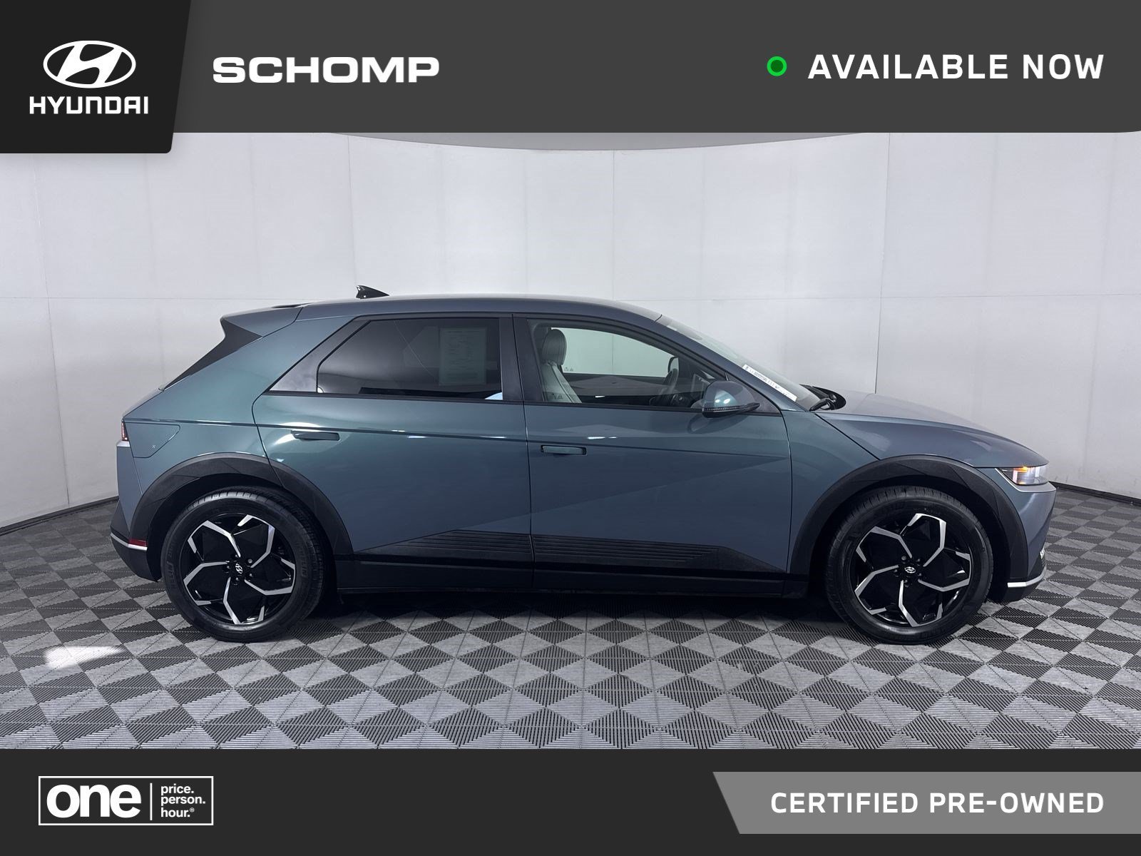 Certified Used 2023 Digital Teal Hyundai SEL image 1