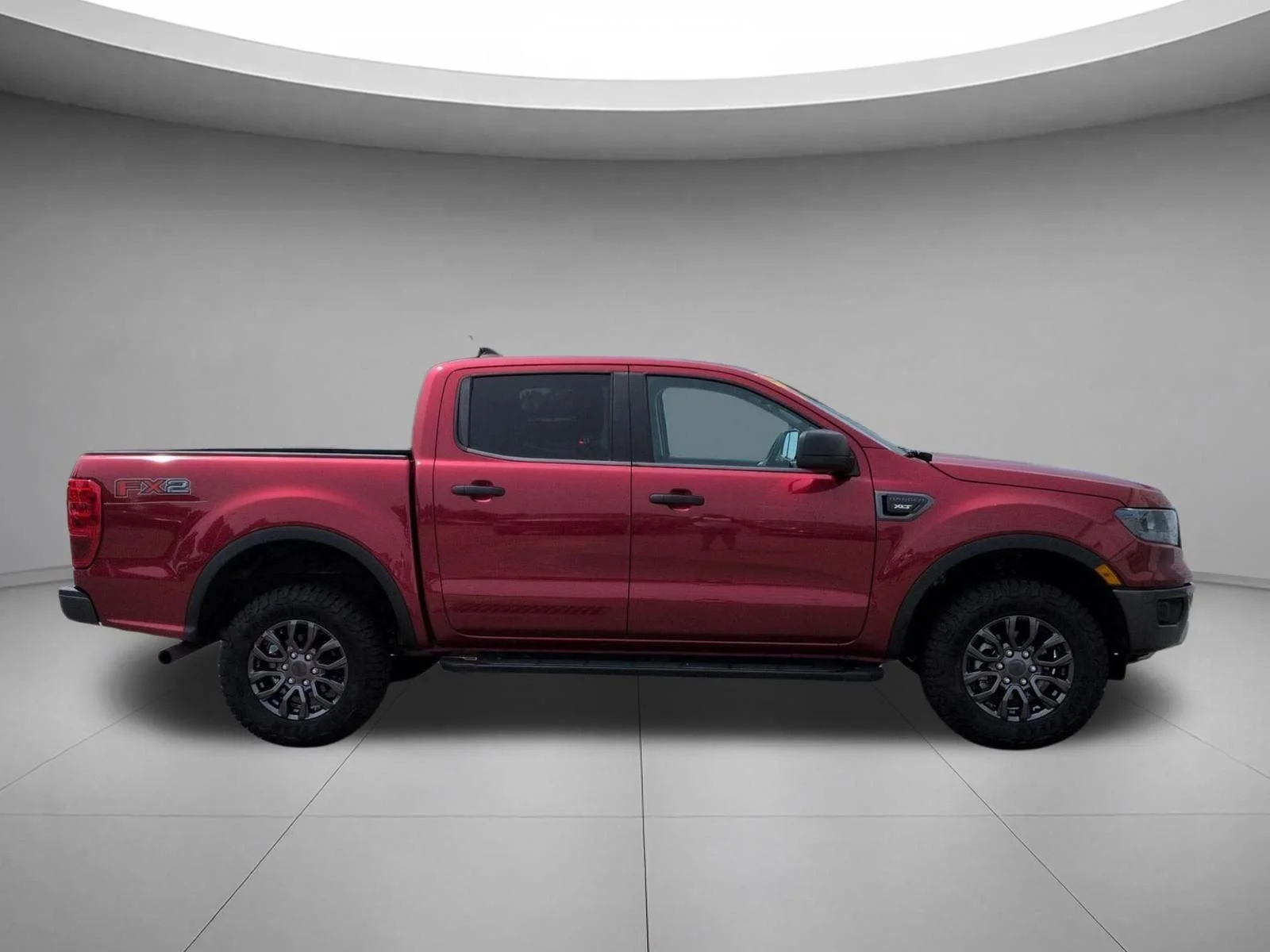 Used 2021 Rapid Red Metallic Tinted Clearcoat Ford XLT image 6