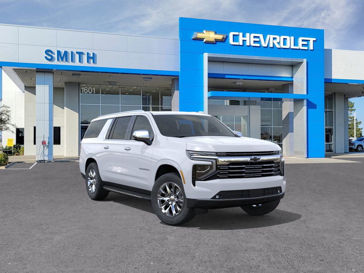 Polar White Tricoat 2026 Chevrolet Suburban Premier 4WD SUV / Crossover Four-Wheel Drive
