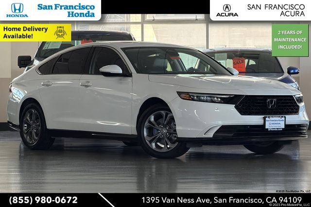 Certified Used 2023 Platinum White Pearl Honda EX-L image 1