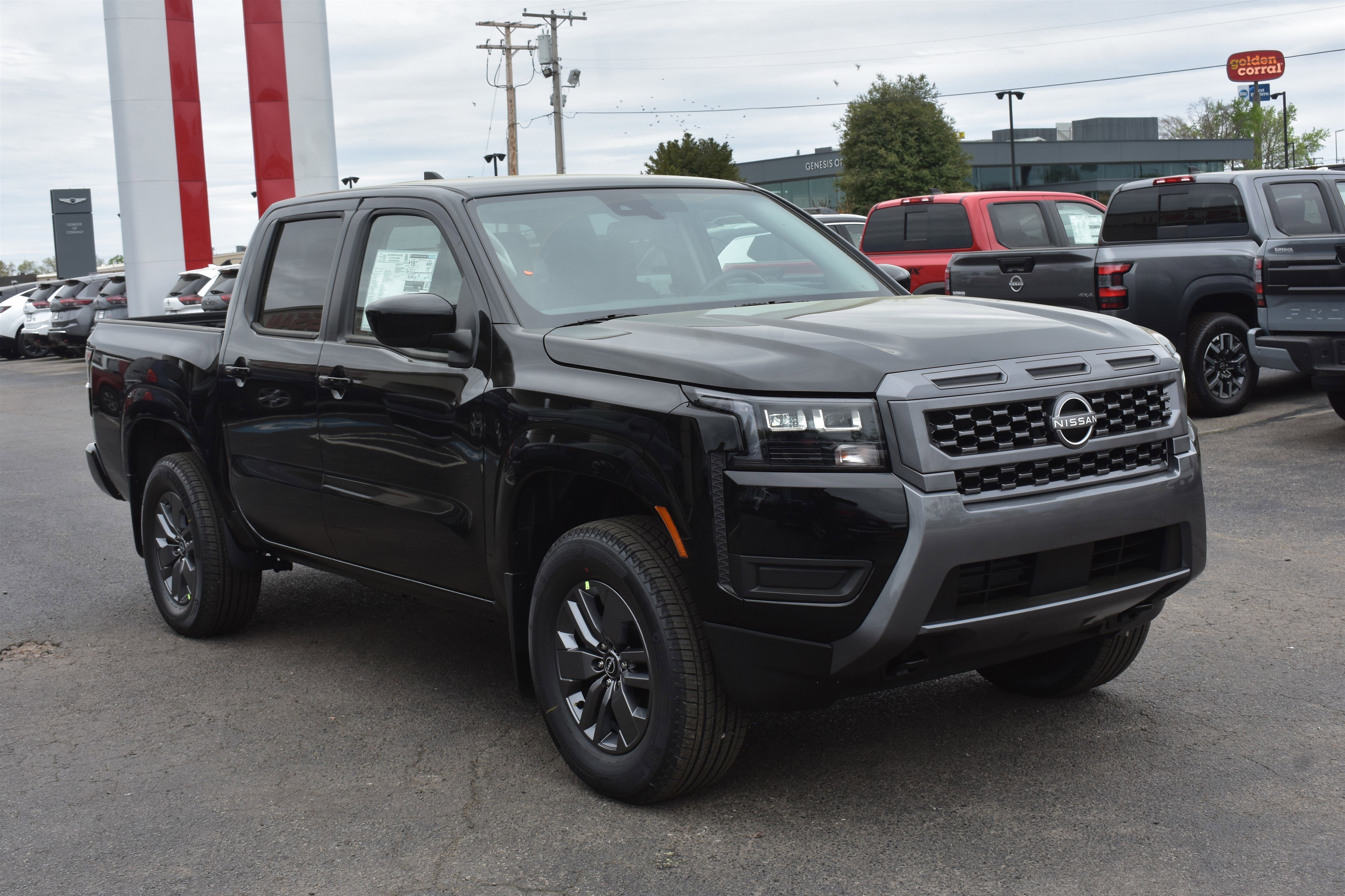 New 2026 Super Black Nissan Crew Cab SV image 3