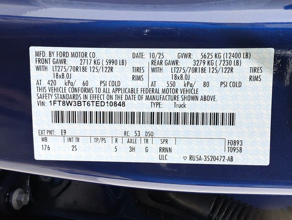 New 2026 Argon Blue Metallic Ford F-350® XLT image 9