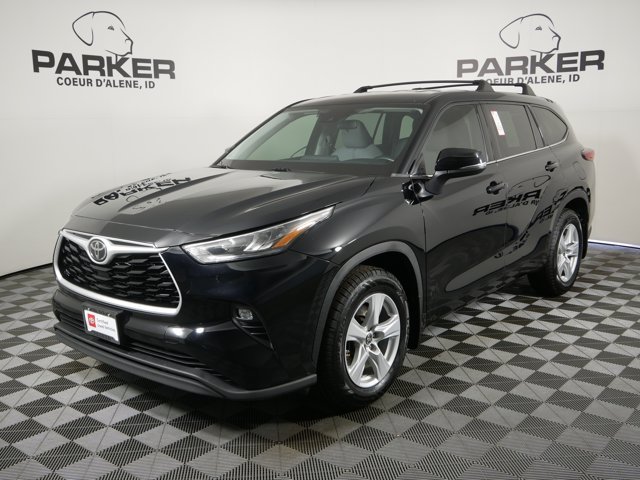 Used 2020 Midnight Black Metallic Toyota LE image 1
