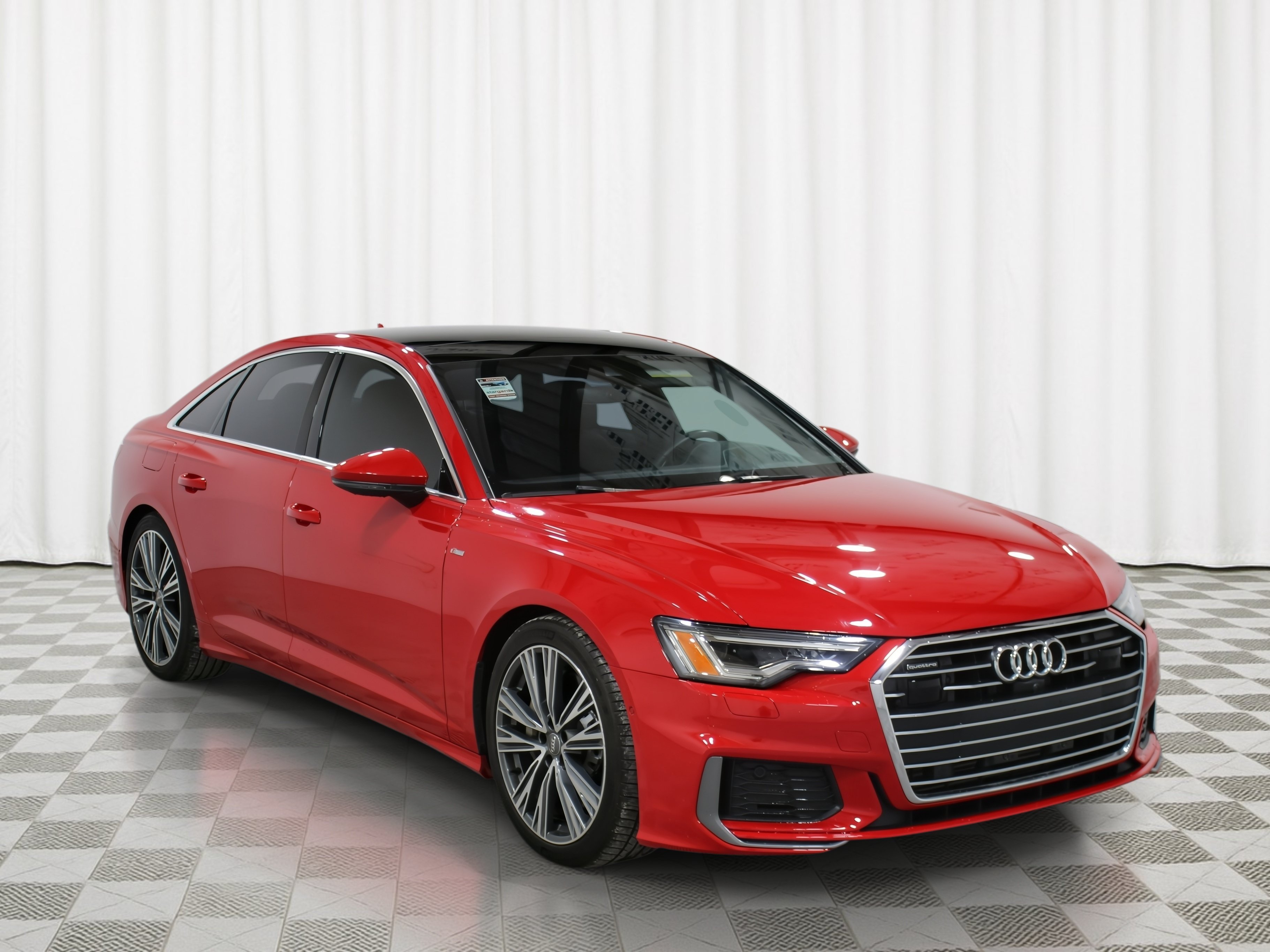 Used 2019 Tango Red Audi Premium Plus image 1