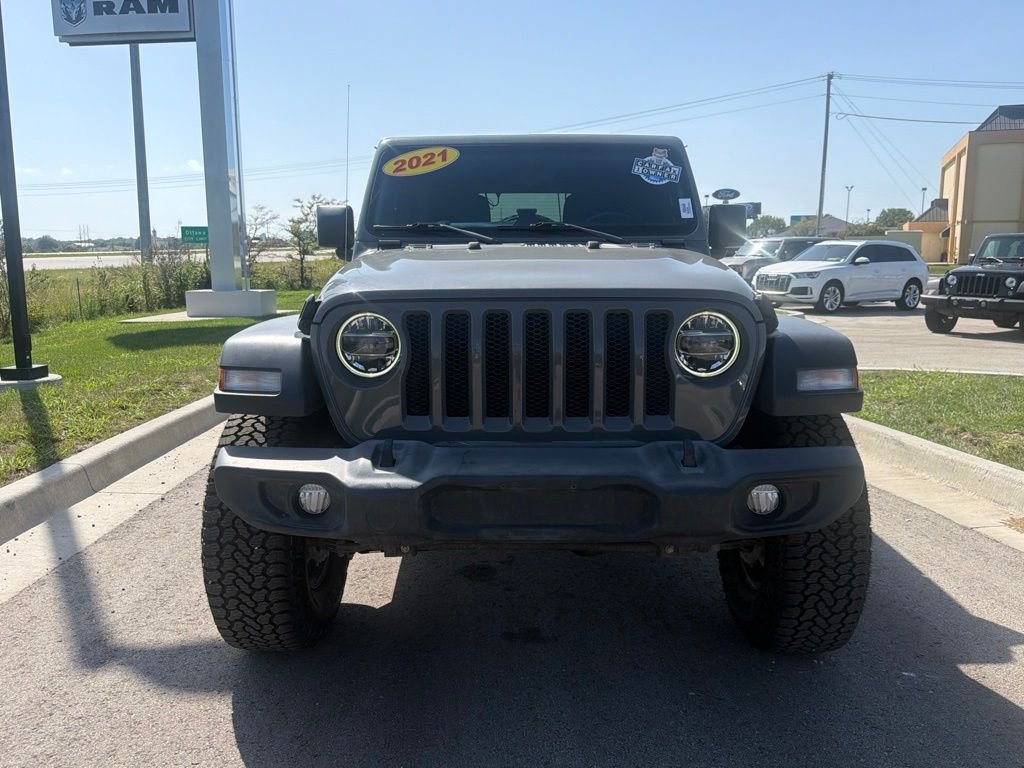 Used 2021 Jeep Wrangler Unlimited ISLANDER with VIN 1C4HJXDN1MW608448 for sale in Kansas City