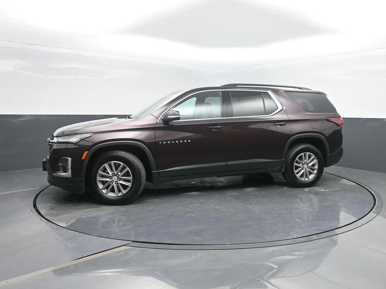Used 2022 Black Cherry Metallic Chevrolet LT Leather image 1
