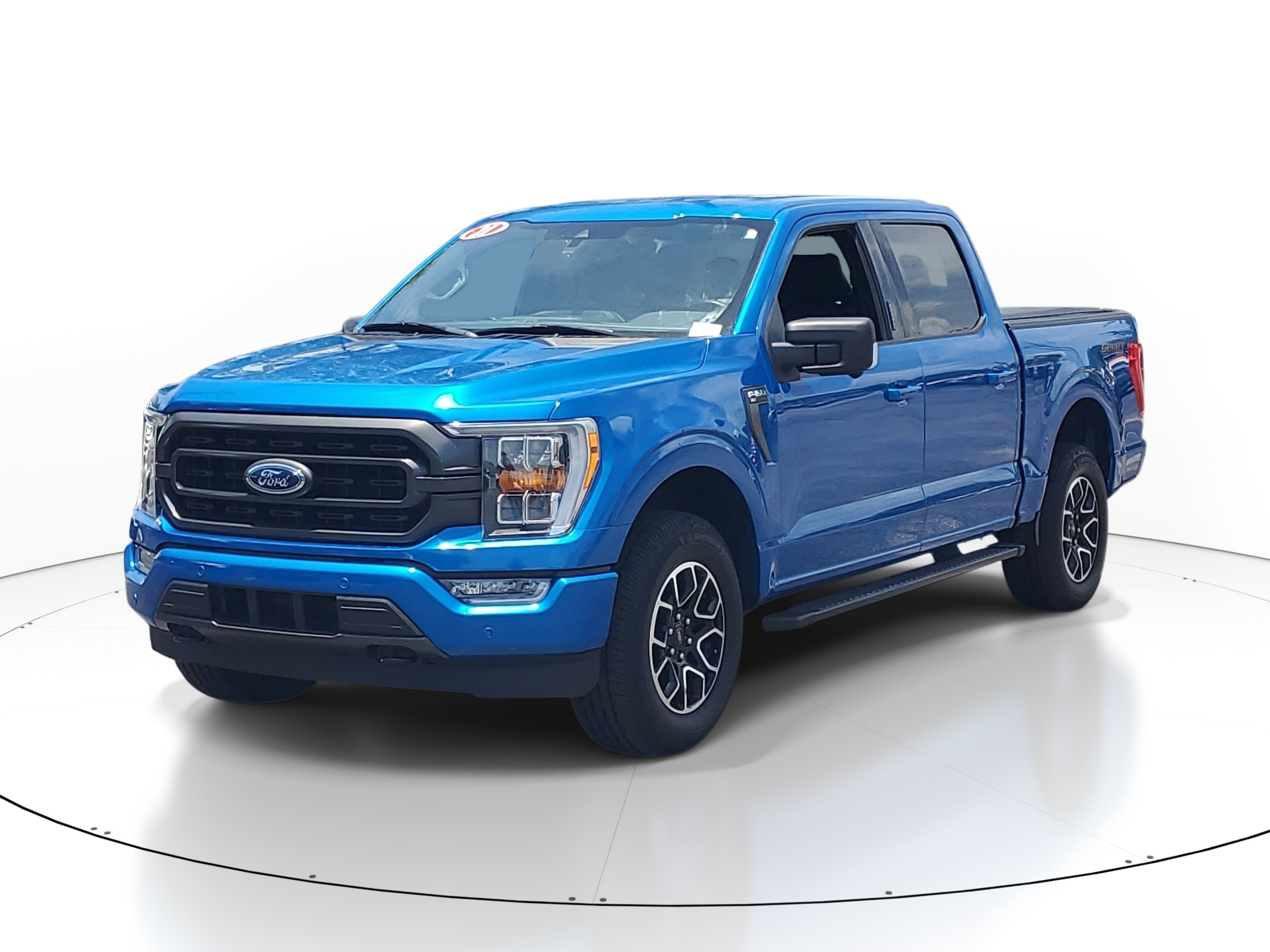 Used 2021 Blue Metallic Ford XLT image 3