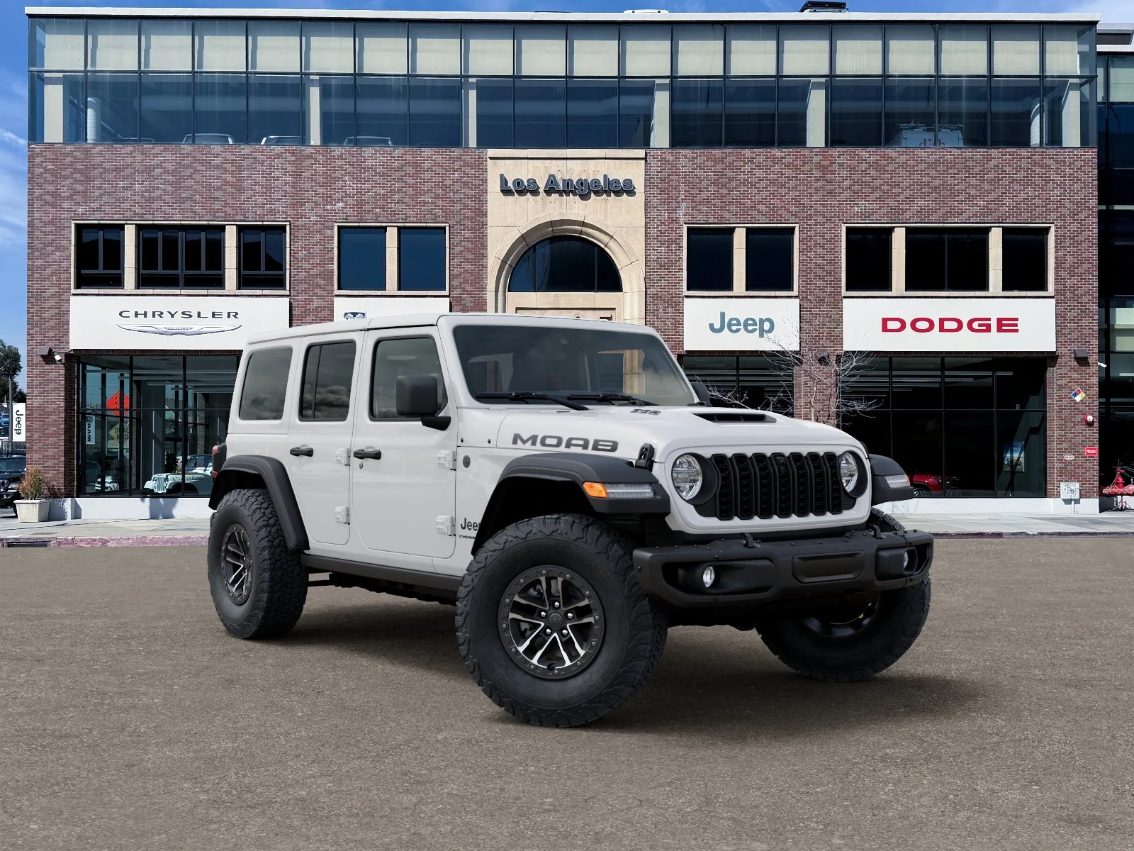 New 2026 Bright White Clear-Coat Exterior Paint Jeep Moab 392 image 38
