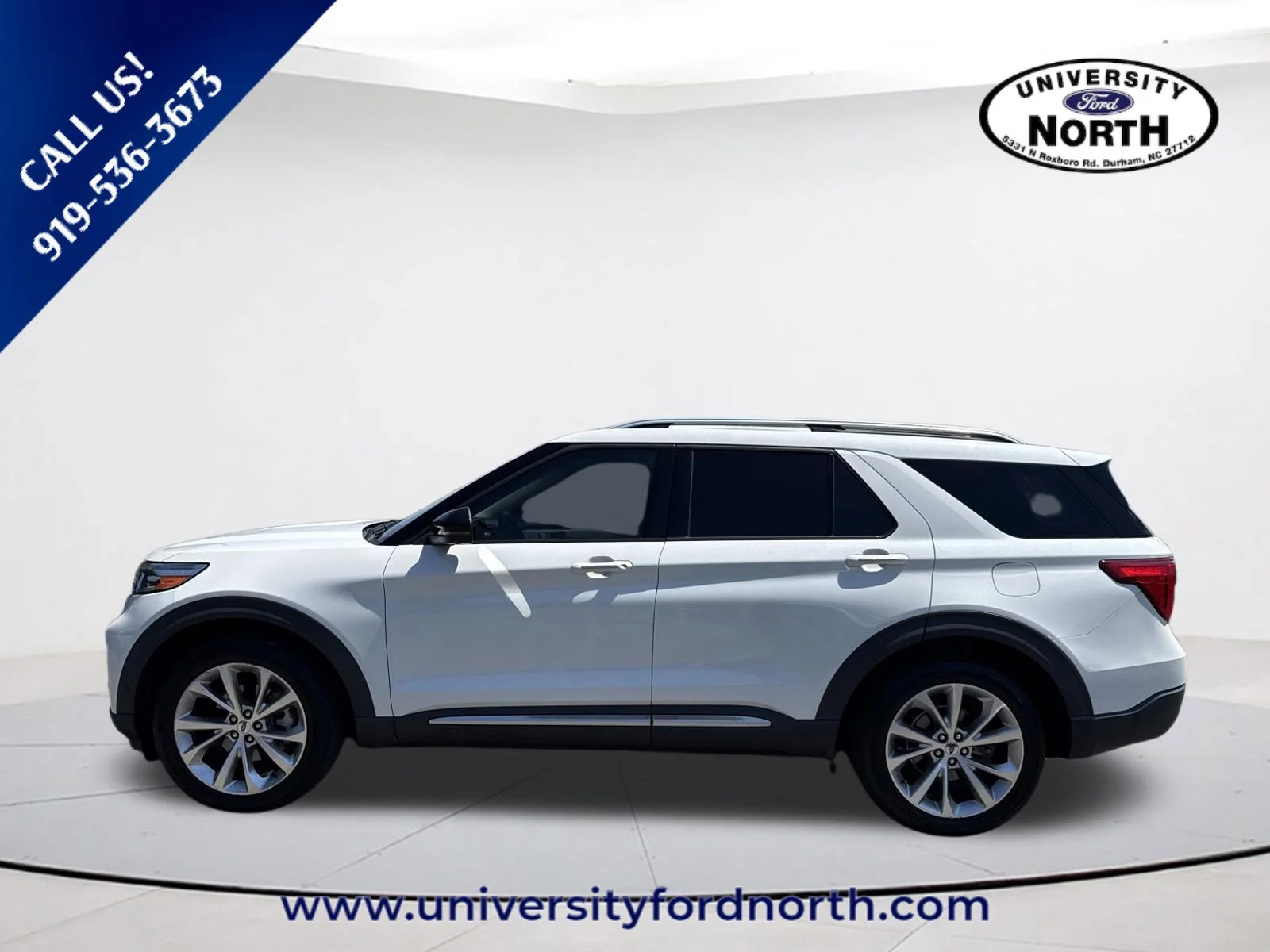 Used 2021 Star White Metallic Tri-Coat Ford Platinum image 4