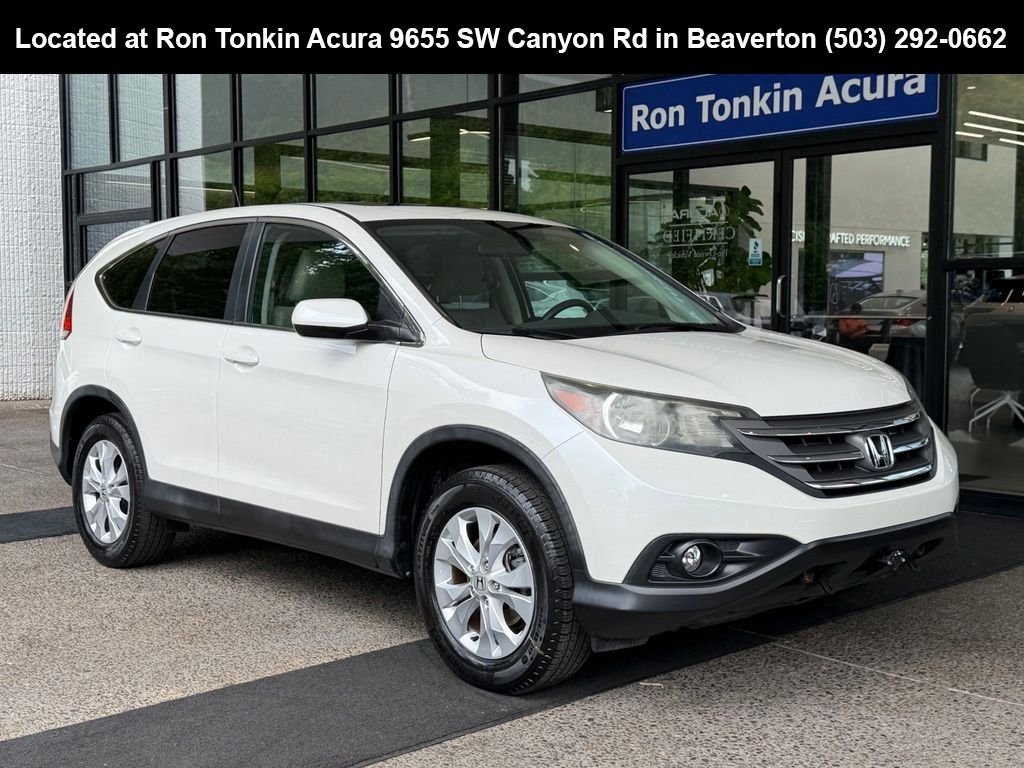 Used 2014 White Diamond Pearl Honda EX image 1