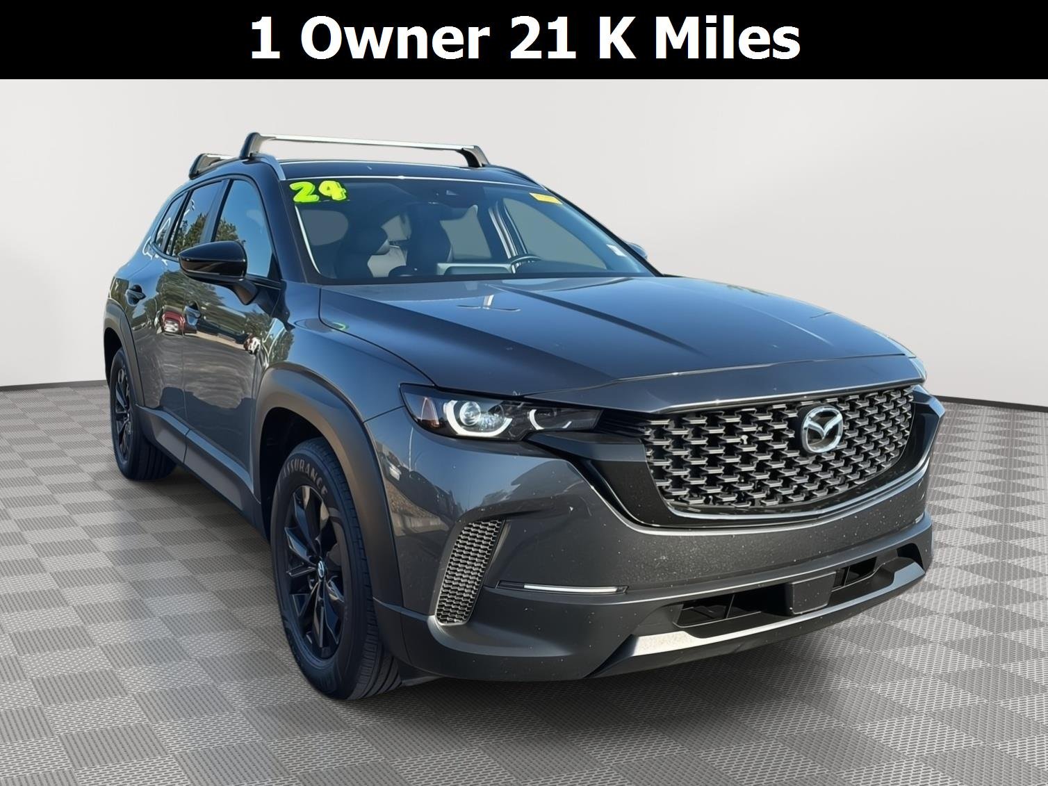 Used 2024 Machine Gray Metallic Mazda 2.5 S Preferred Package image 1