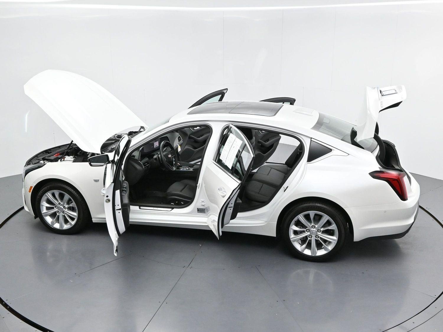 Used 2025 Crystal White Tricoat Cadillac Premium Luxury image 44