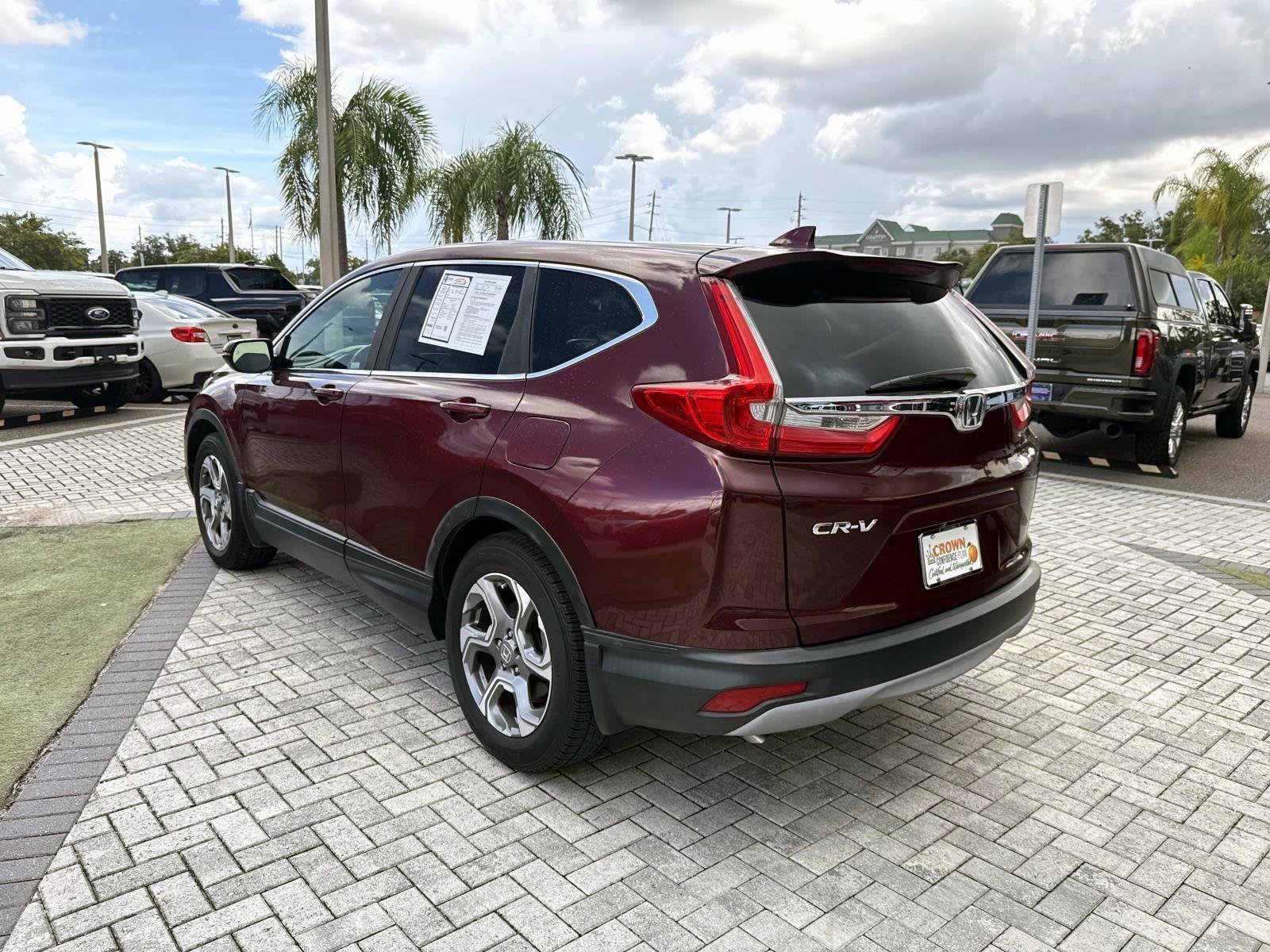 Used 2018 Dark Cherry Honda EX-L image 4