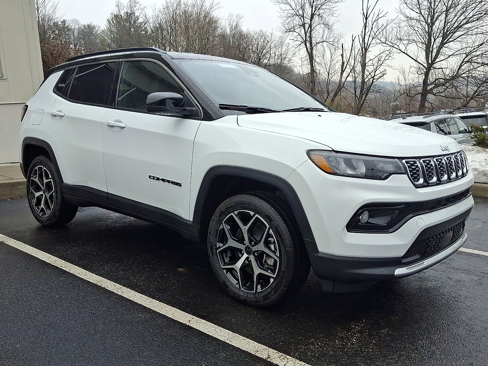 New 2026 Bright White Clear-Coat Exterior Paint Jeep Limited image 2