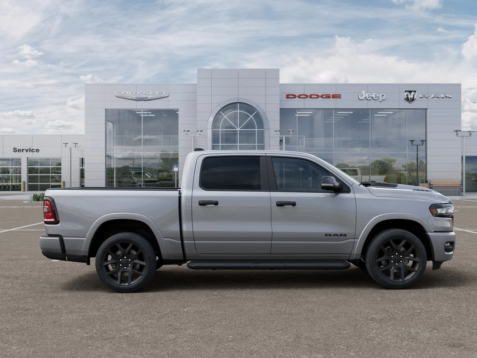 New 2026 Billet Silver Metallic Clear-Coat Exterior Paint RAM Laramie image 23