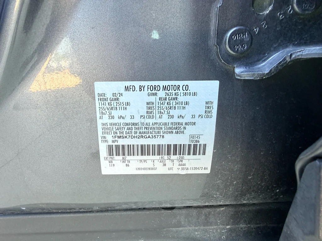 Used 2024 Carbonized Gray Metallic Ford XLT image 30