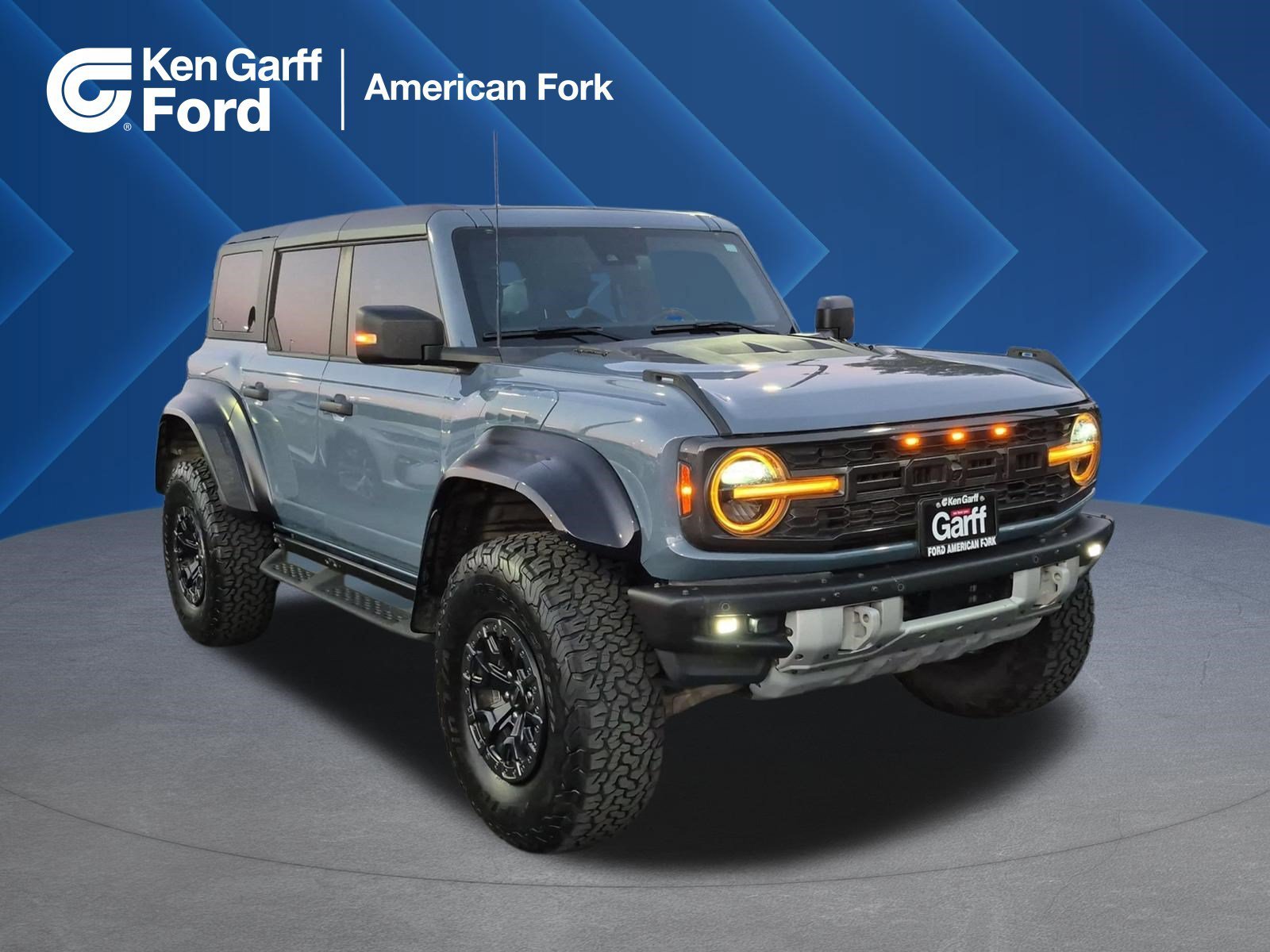Used 2023 Azure Gray Metallic Ford Raptor image 1