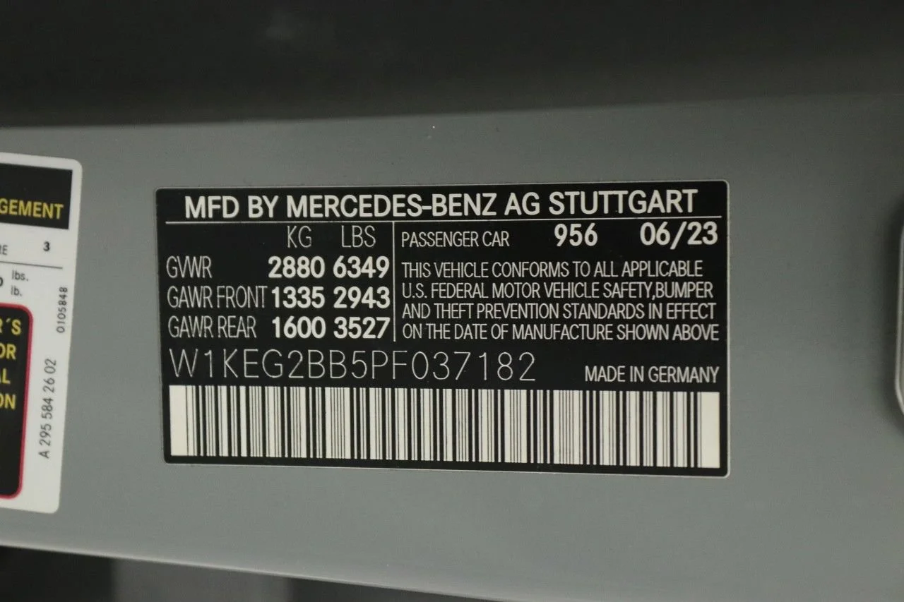 Certified Used 2023 Gray Mercedes-Benz 350+ Sedan Premium Trim image 16
