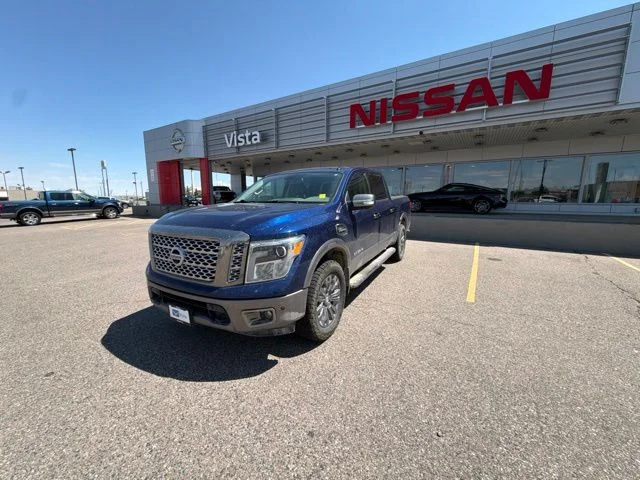 Used 2017 Deep Blue Pearl Nissan Platinum Reserve image 10