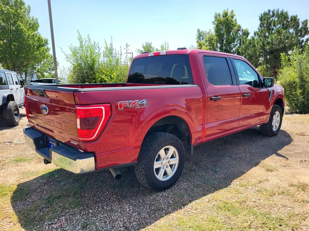 Used 2022 Race Red Ford XLT image 5