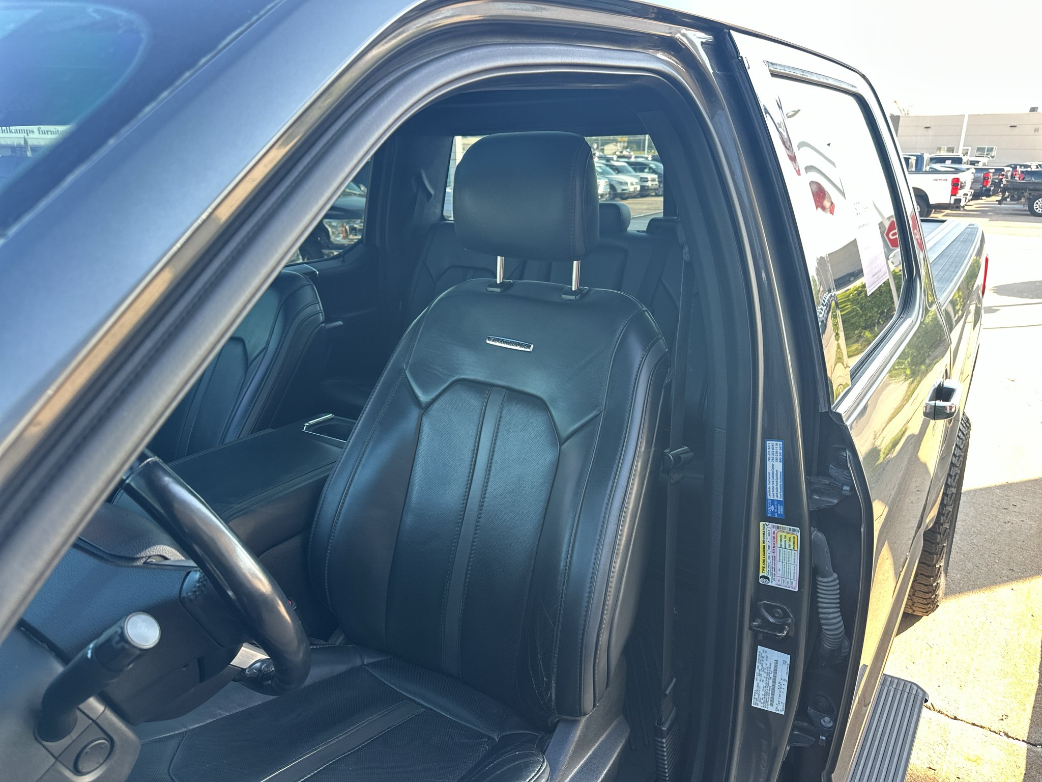 Used 2017 Magnetic Metallic Ford Platinum image 35