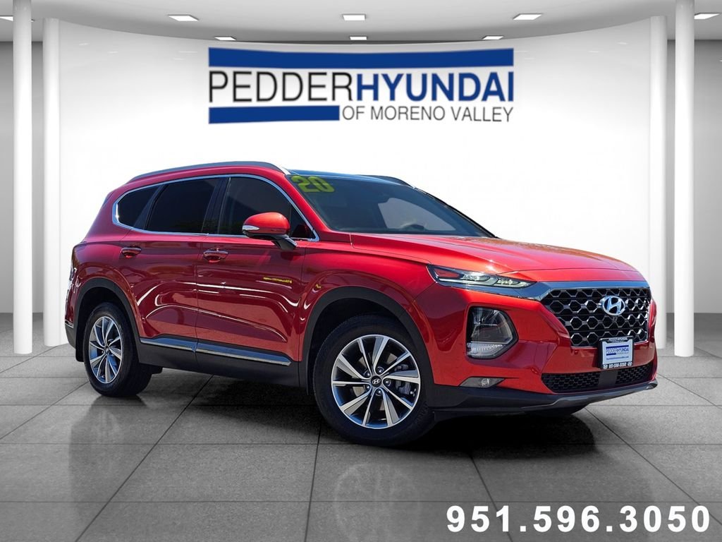 Used 2020 Orange Hyundai Limited image 1
