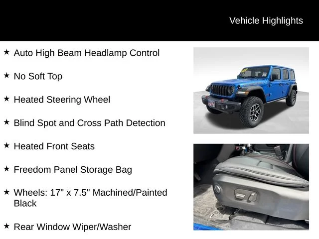 Used 2026 Blue Jeep Rubicon image 16