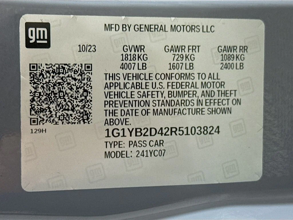 Used 2024 Gray Chevrolet Stingray image 29