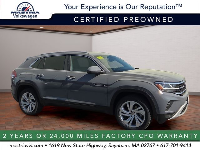 Certified Used 2021 Gray Volkswagen 2.0T SEL image 1