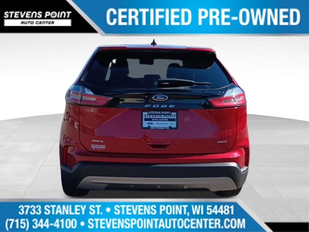 Used 2023 Rapid Red Metallic Tinted Clearcoat Ford SEL image 8