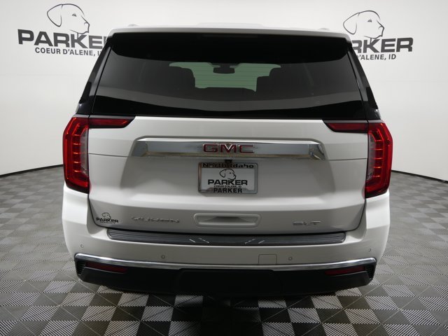 Used 2022 White Frost Tricoat GMC SLT w/ Luxury Pkg & Premium Pkg image 6
