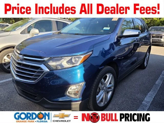 Certified Used 2021 PACIFIC BLUE METALLIC Chevrolet Premier image 1