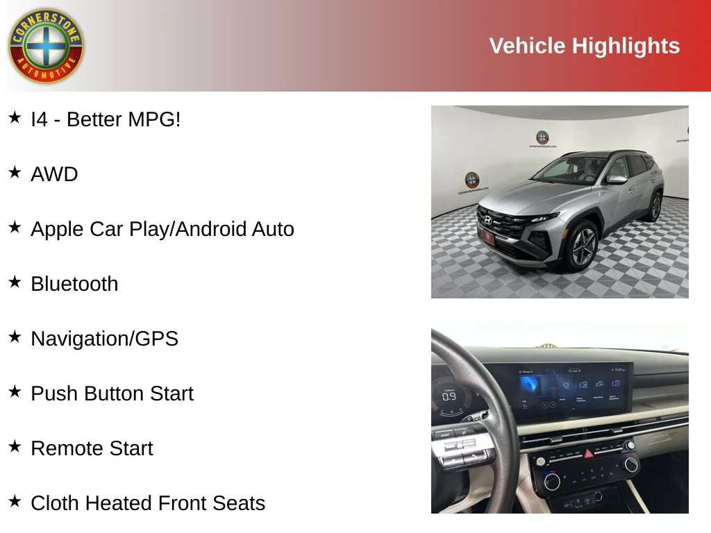 Used 2025 Hyundai Tucson SEL with VIN 5NMJBCDE5SH491691 for sale in Elk River, Minnesota