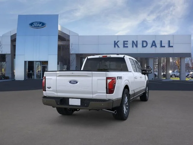 New 2026 Star White Metallic Tri-Coat Ford King Ranch image 8