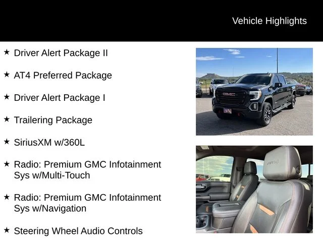 Used 2021 Black GMC AT4 image 7