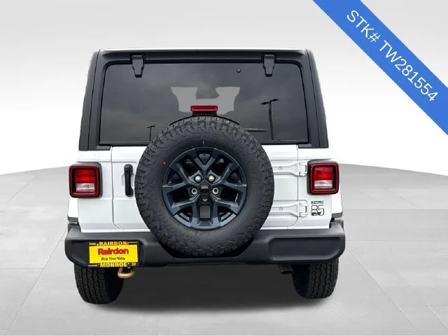 New 2026 Bright White Clear-Coat Exterior Paint Jeep 85th Anniversary Edition image 6