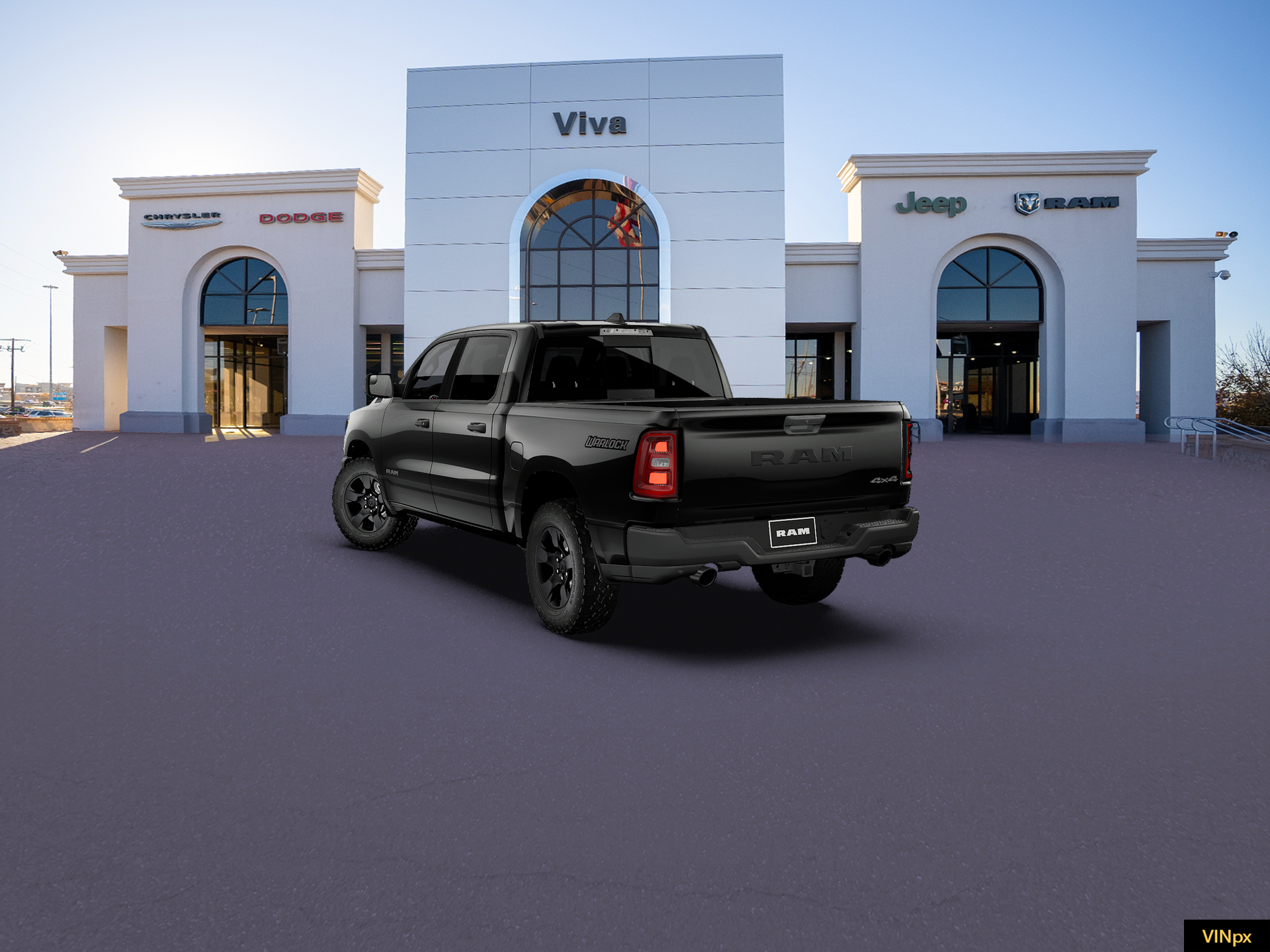 New 2027 Diamond Black Crystal Pearl-Coat Exterior Paint RAM Warlock image 17