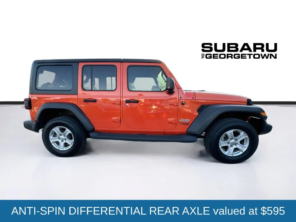 Used 2018 Orange Jeep Unlimited Sport S image 9