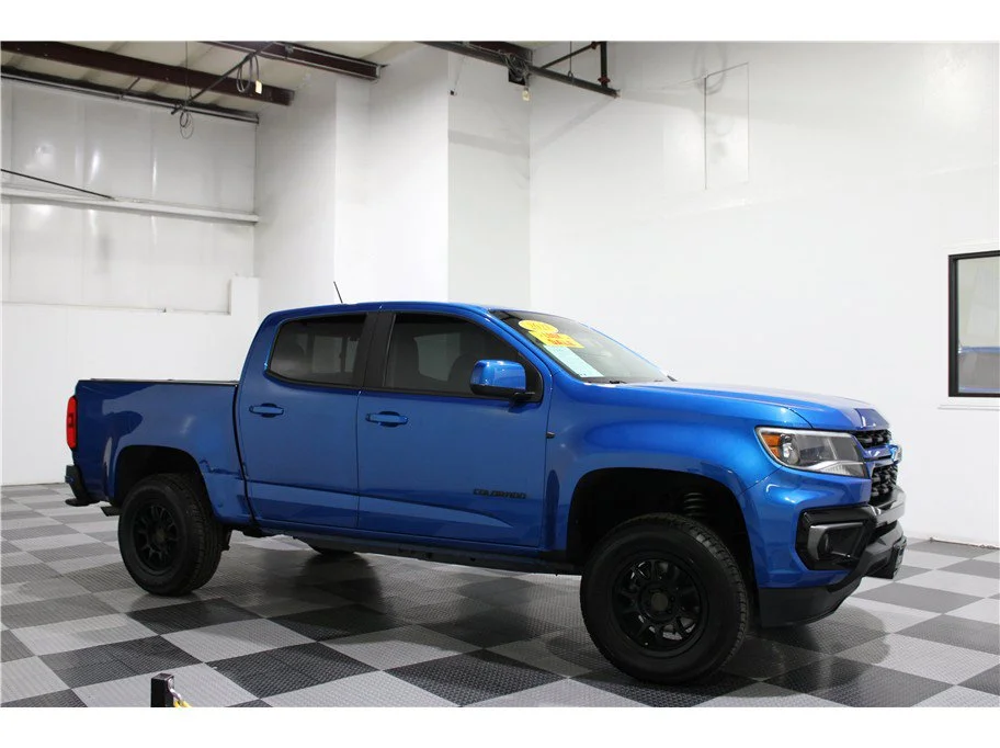 Used 2021 Bright Blue Metallic Chevrolet 2WD LT image 1