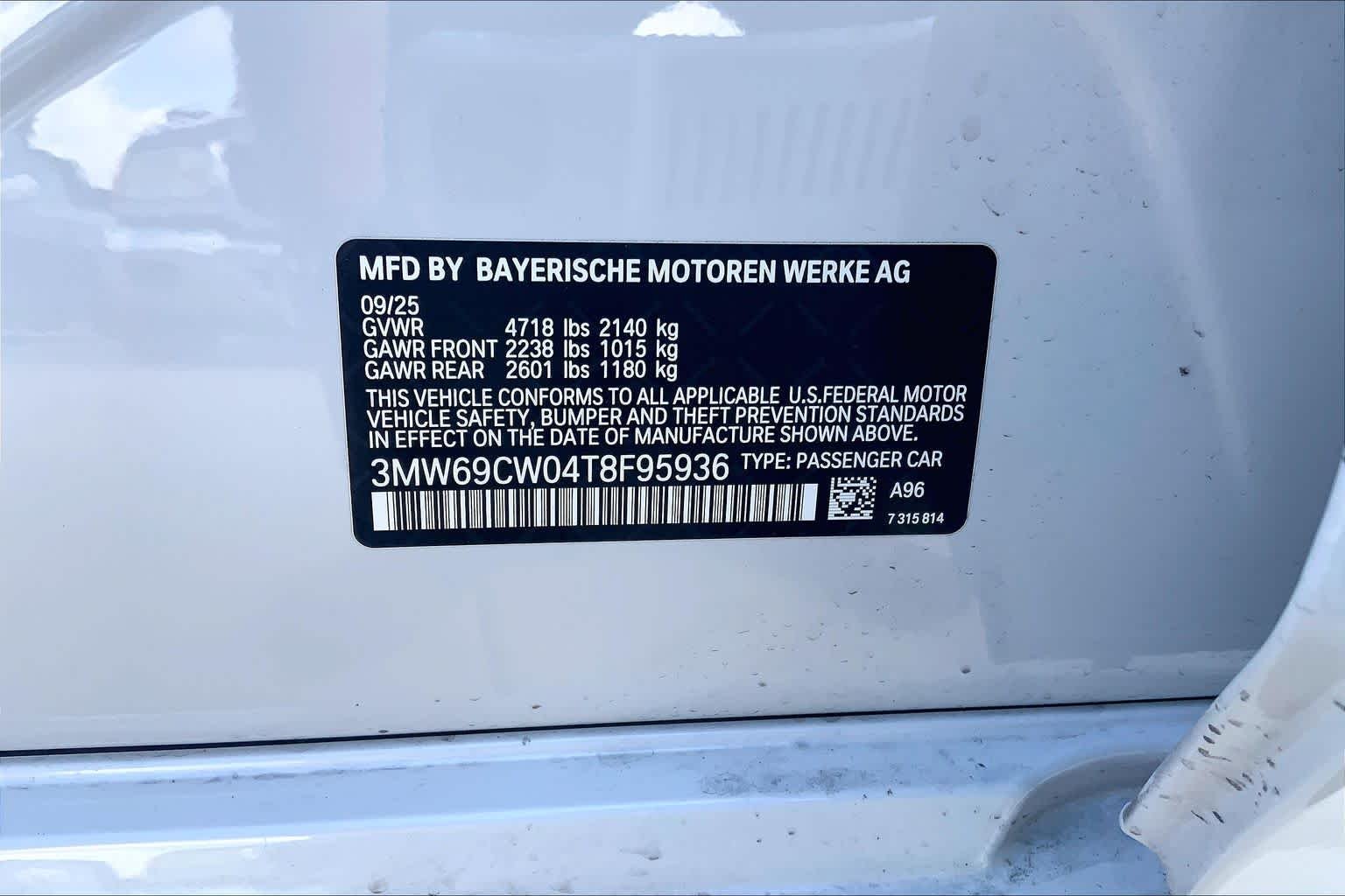 Used 2026 Mineral White Metallic BMW 330i NA image 48
