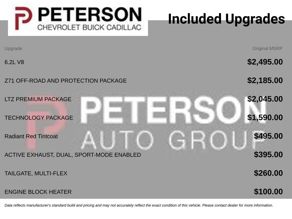 Used 2025 Red Chevrolet LTZ image 11