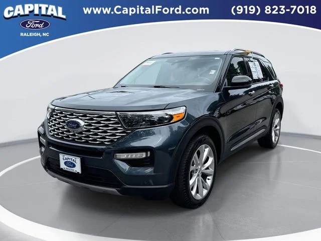 Used 2022 Blue Ford Platinum image 1