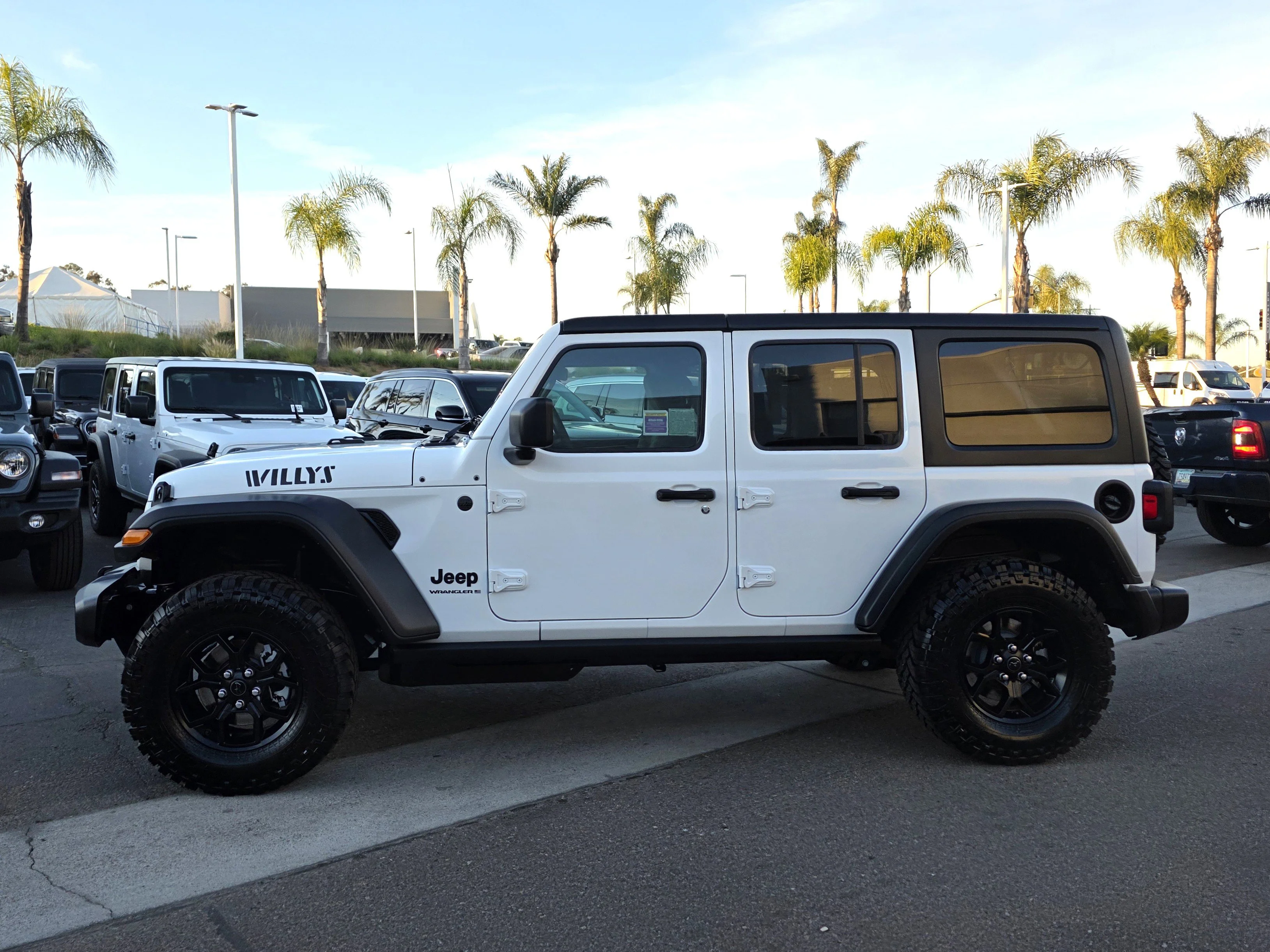 New 2026 Bright White Clearcoat Jeep Willys image 2