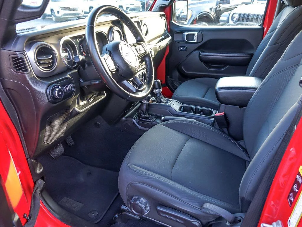 Used 2022 Firecracker Red Clearcoat Jeep Unlimited Sport S image 9