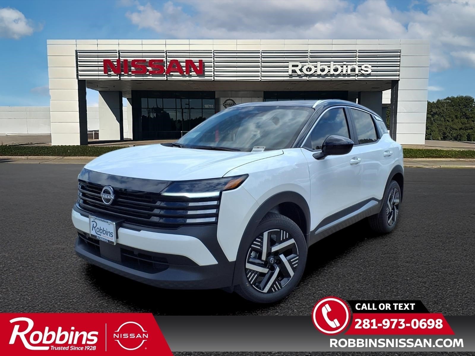 2026 Nissan Kicks SV White at Robbins Nissan