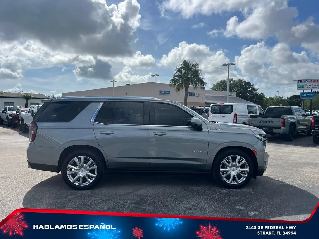 Used 2024 Sterling Gray Metallic Chevrolet High Country image 4