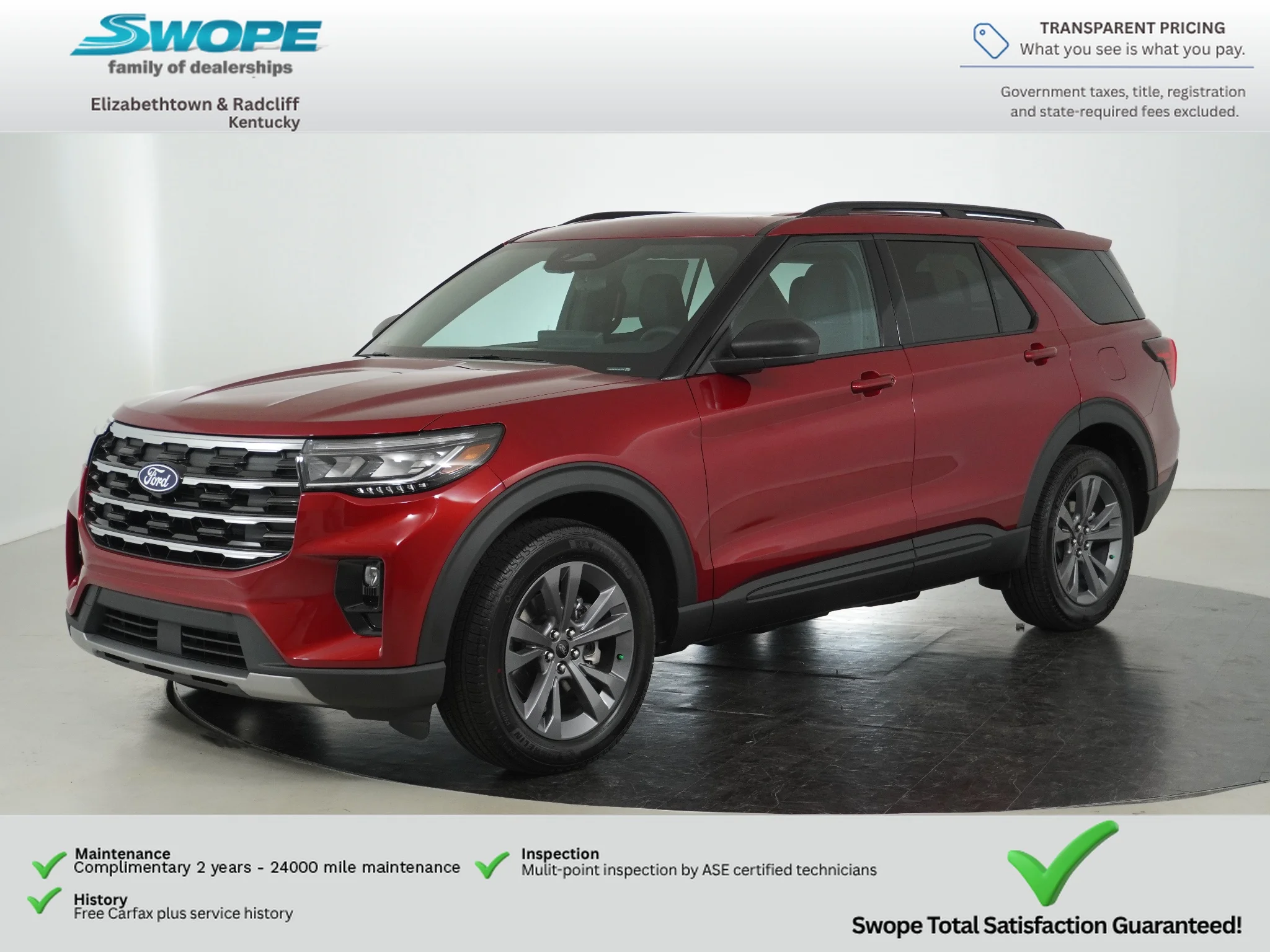 New 2027 Ruby Red Metallic Tinted Clearcoat Ford Active image 7